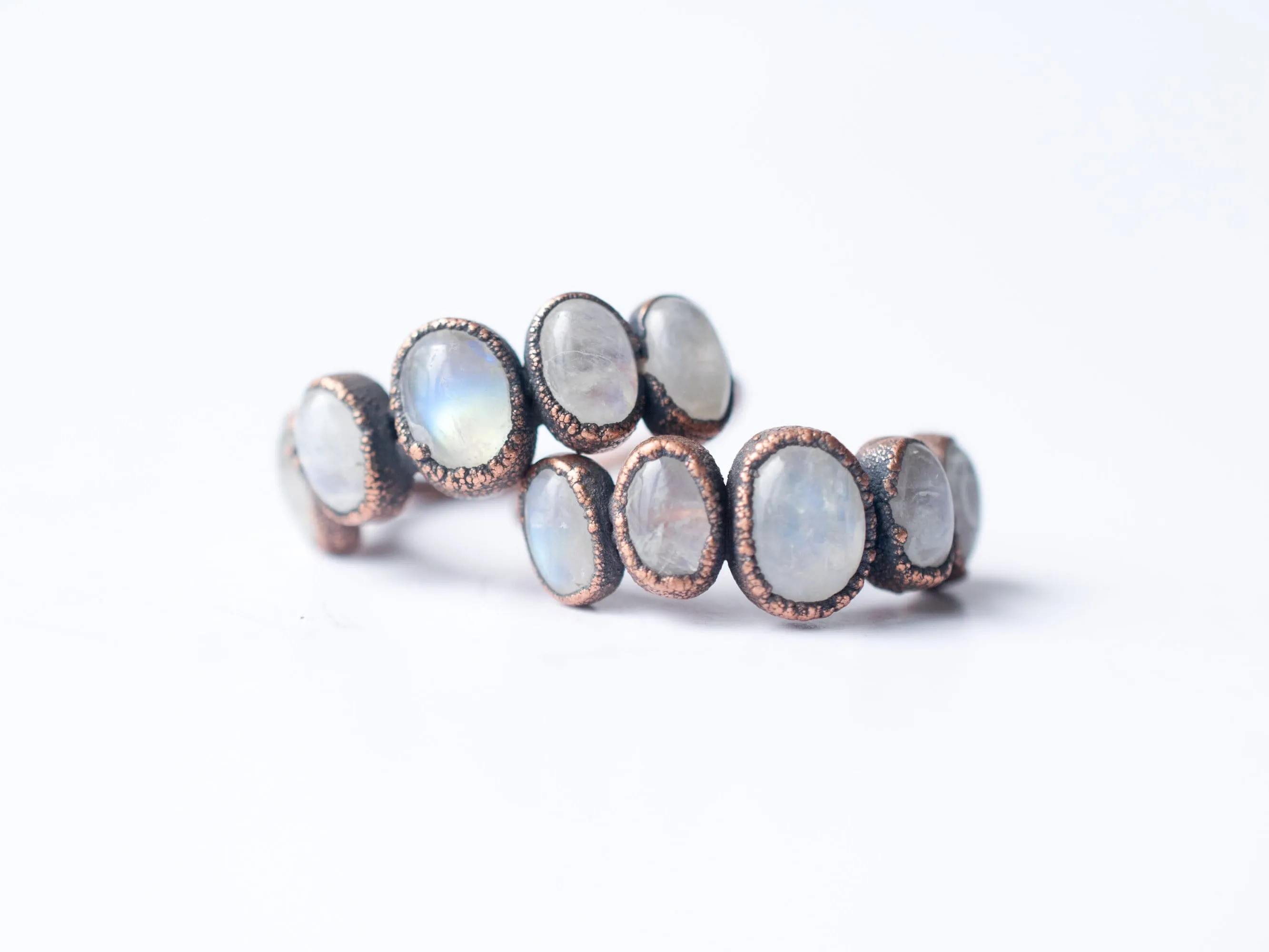 SALE Multi Stone Ring | Rainbow moonstone ring
