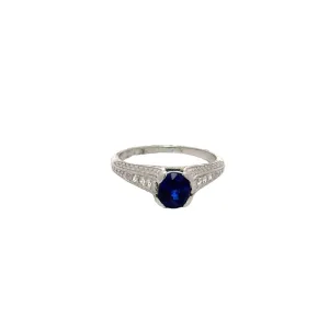 Sapphire Diamond Ring