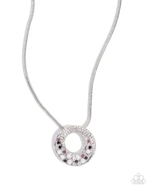Scintillating Spiral - Purple Necklace - Paparazzi Accessories