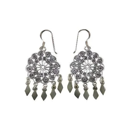 Silver Dream Catcher Earrings