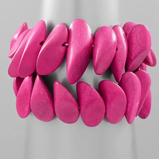 Sliced Wood Bracelet