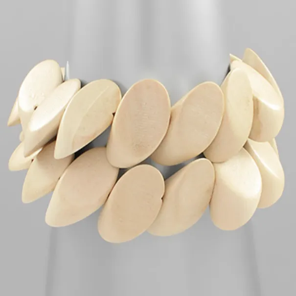 Sliced Wood Bracelet