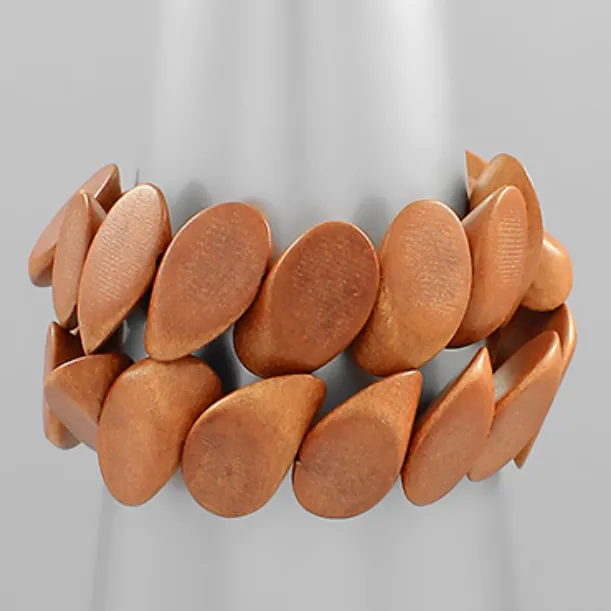 Sliced Wood Bracelet