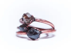 Spessartine Garnet ring | Orange Garnet ring