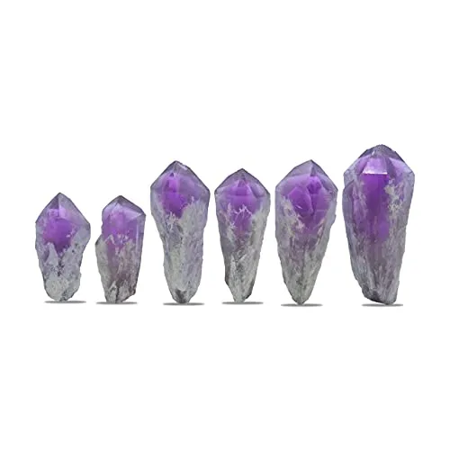 Starborn Natural Amethyst Scepter Healing Crystal - Small