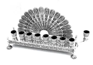 Stunning Hanukkah Menorah Filigree Art