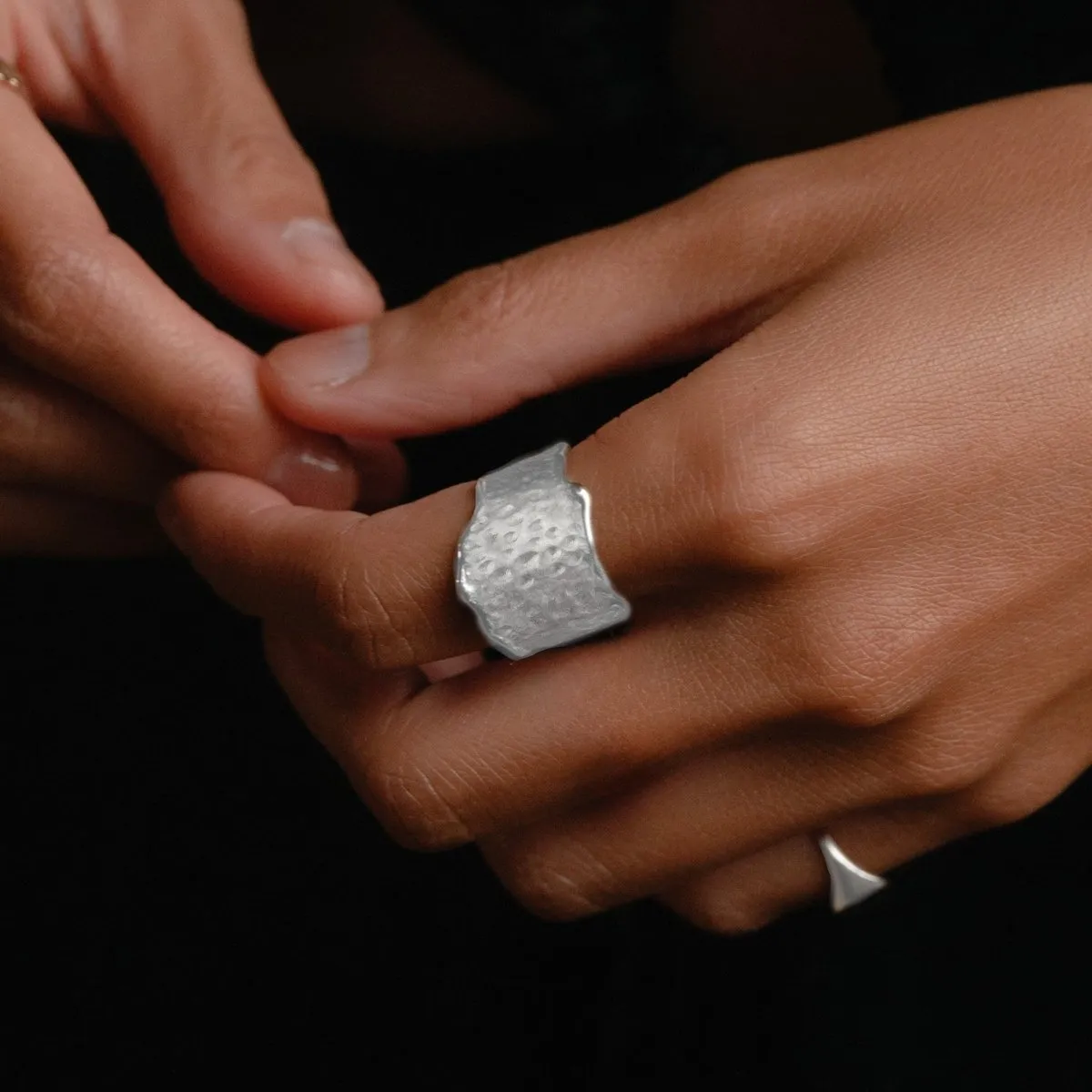 sweetness of honey ring silver - sterling silver