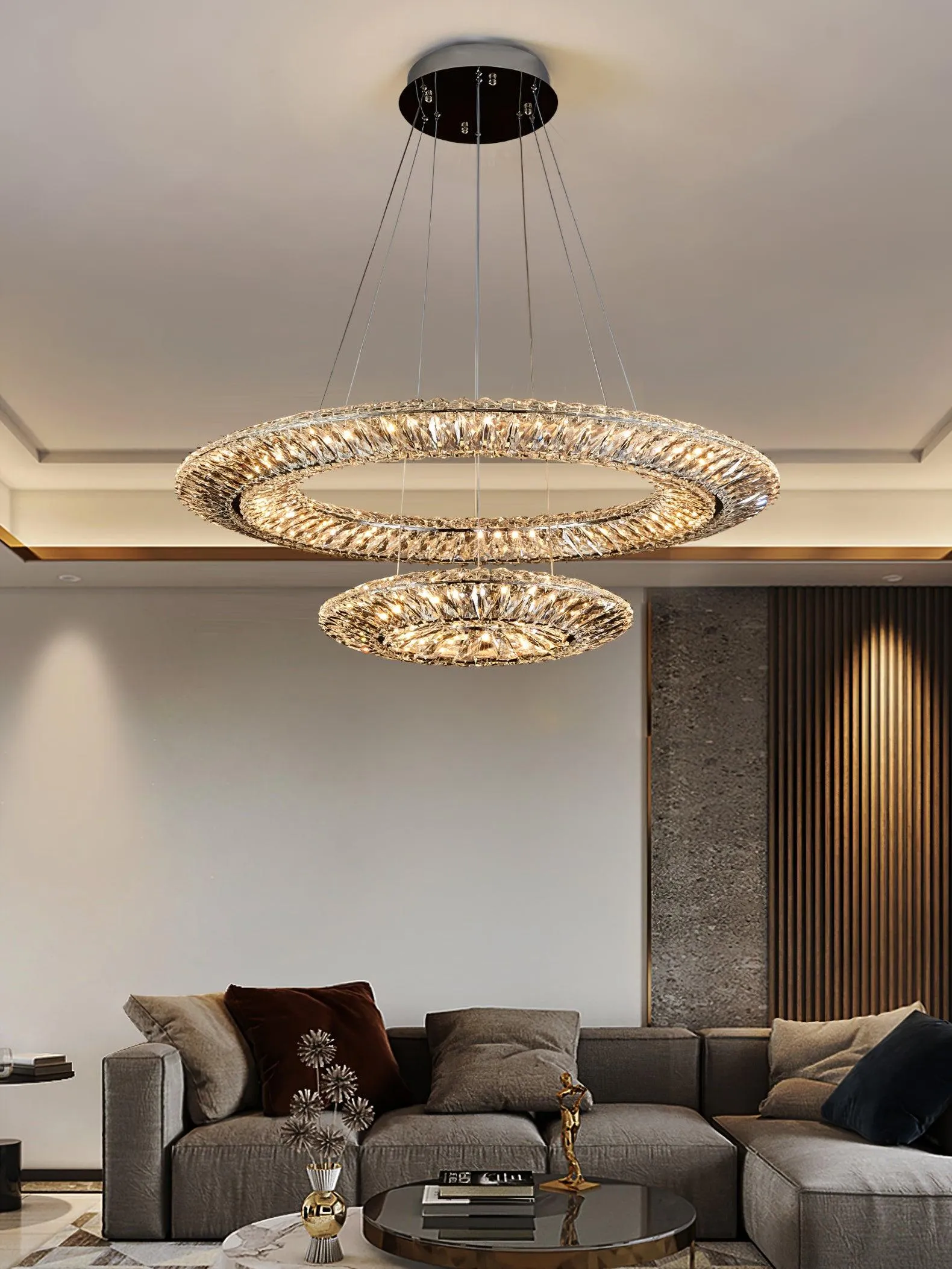 Tanager Geometric Chandelier
