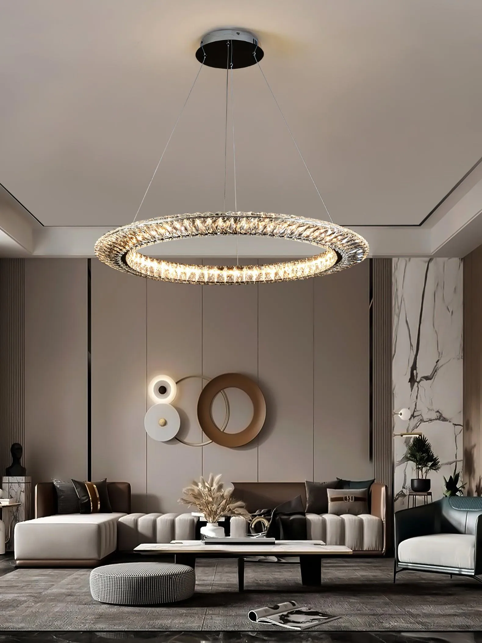 Tanager Geometric Chandelier