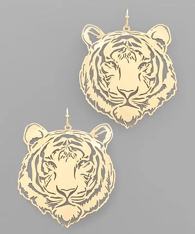 Tiger Filigree Earrings