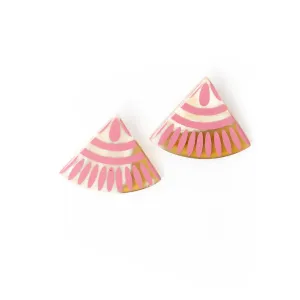 Tile Earrings - Blush