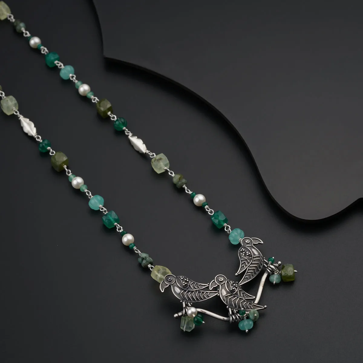 Tota Necklace with Multicolor Stones