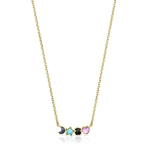 Tous Glory Necklace in Gold Vermeil with Gemstones 918592510