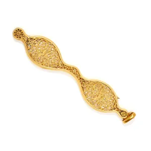 Victorian Gold Filigree Lorgnette