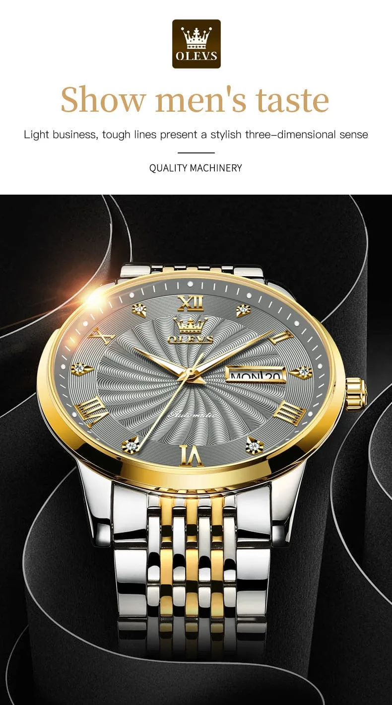 Watches for Men and Women His and Hers Set Mechanical Self-Winding Tourbillon Display with Day, Date, Year, Moon Calendar, Luminous Waterproof