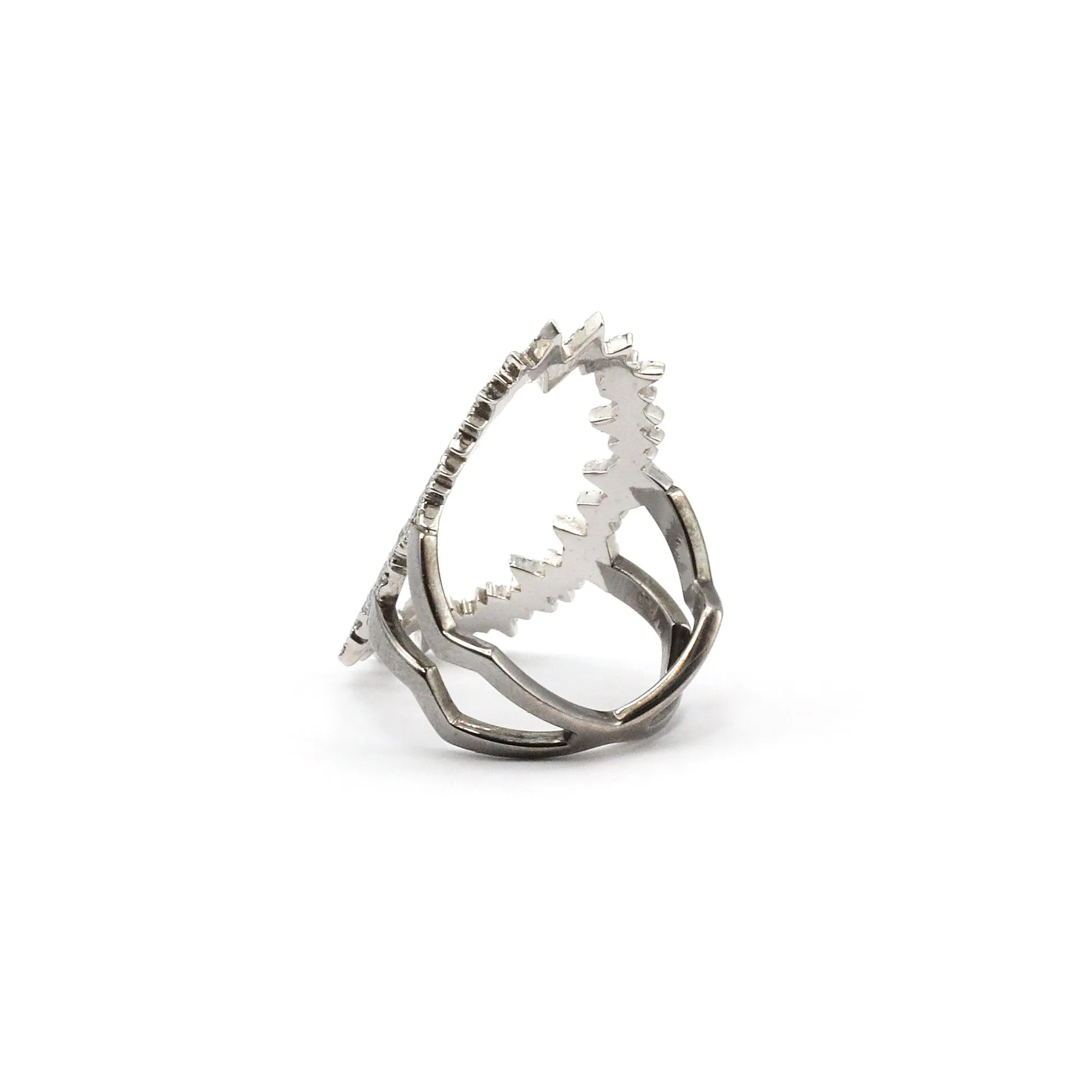 White Diamond Atomic Ring