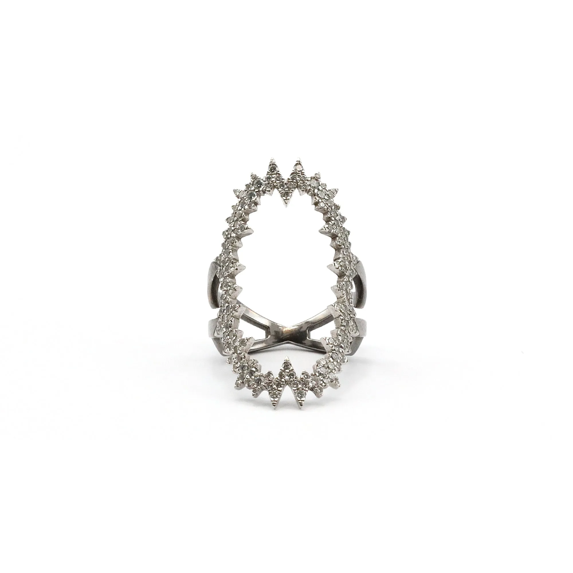 White Diamond Atomic Ring