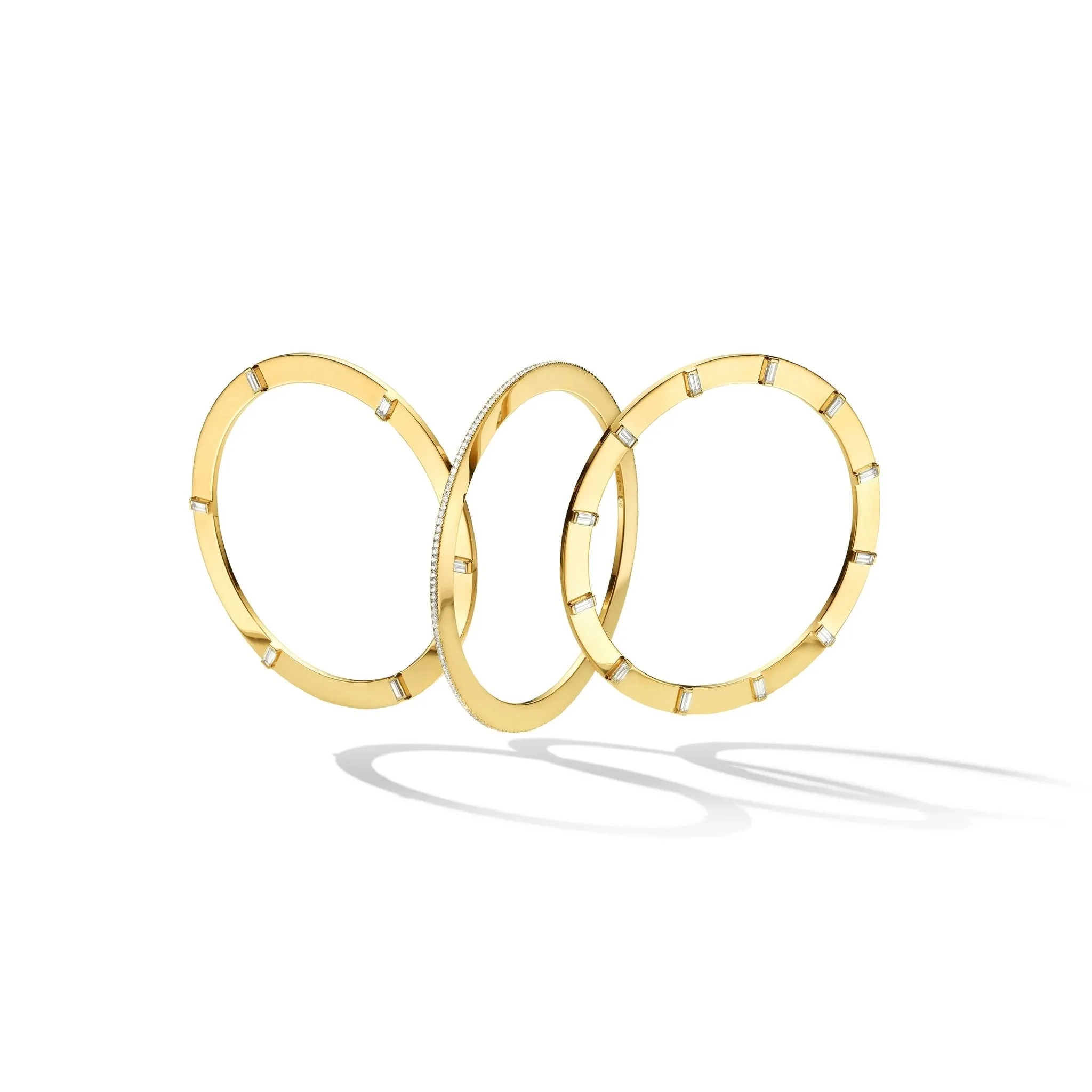Yellow Gold Prime Bracelet with White Diamonds