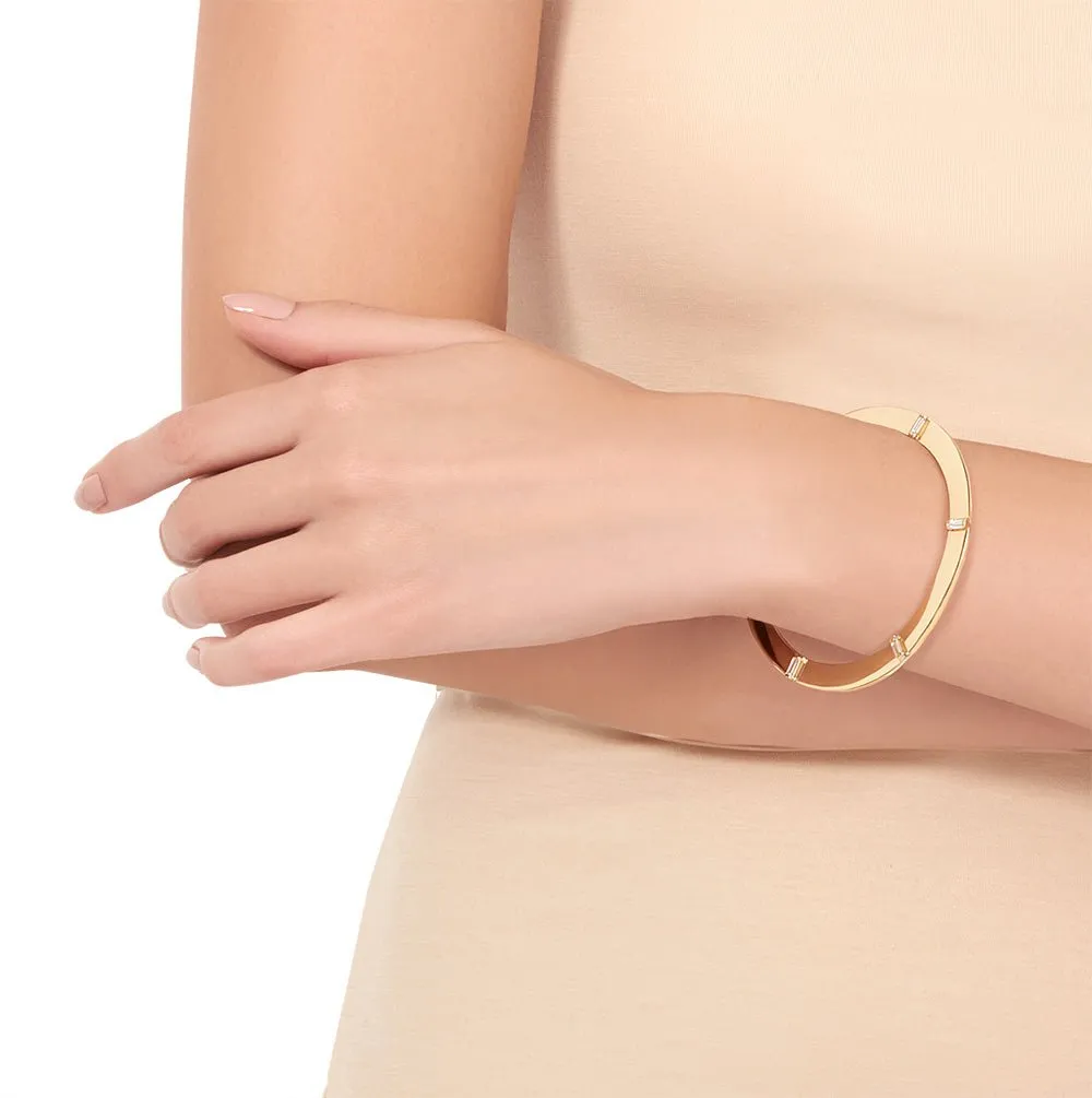 Yellow Gold Prime Bracelet with White Diamonds
