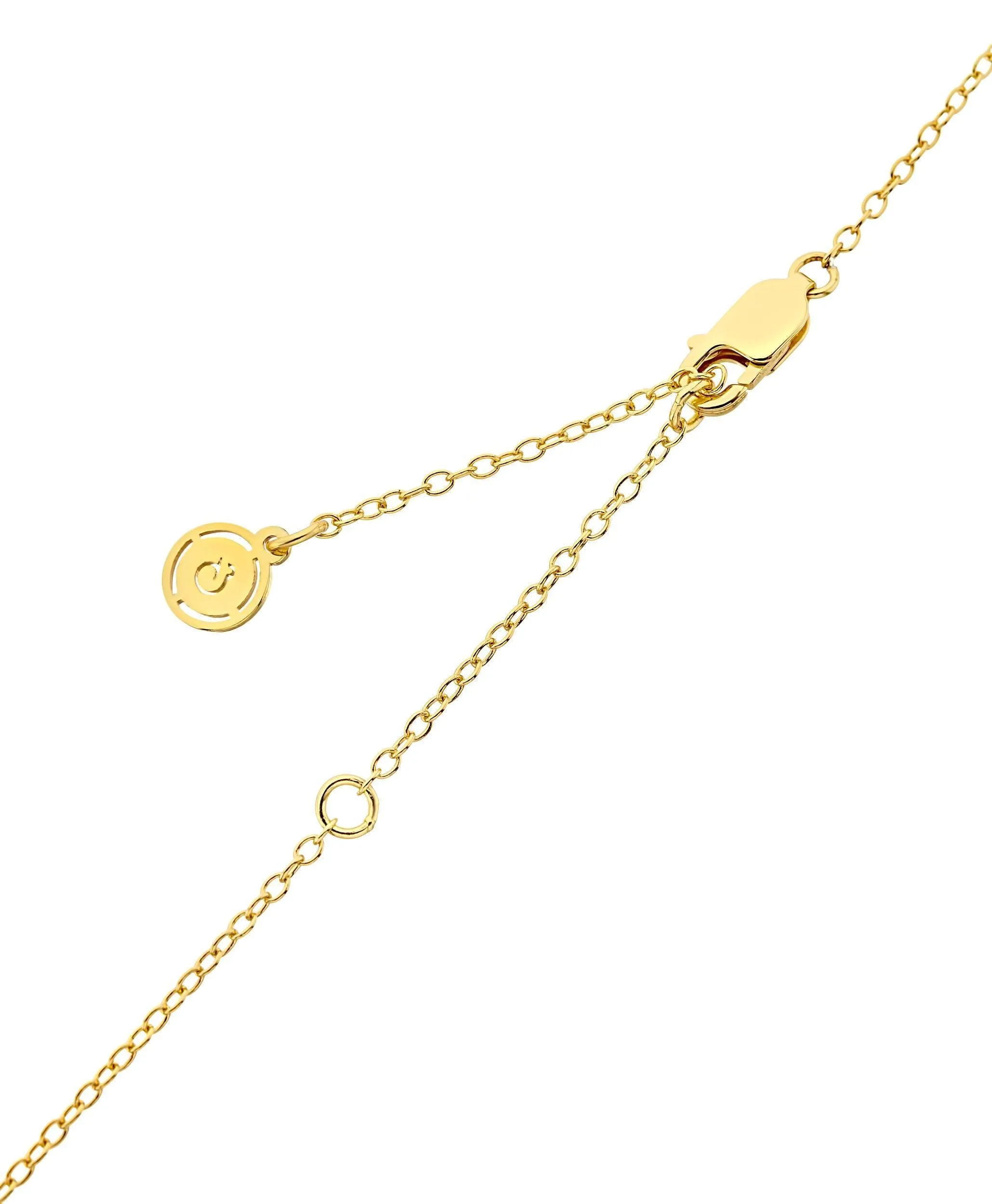 Zodiac Necklace Gemini 18ct Gold Plated